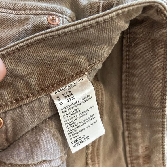 American Eagle Slim Fit 33x30 Tan - Picture 6 of 6